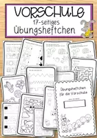 Vorschau - Anderer Materialtyp - Vorschule 17-seitiges Übungsheftchen - Deckblatt