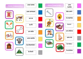 Aperçu - Apprentissages en autonomie - Atelier de lecture auto-correctif (pince à linge) - Page 1