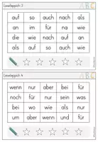 Vorschau - Arbeitsblätter - Leseteppiche mit den 100 häufigsten Wörtern (1. und 2. Klasse) - Seite 2