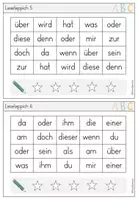 Vorschau - Arbeitsblätter - Leseteppiche mit den 100 häufigsten Wörtern (1. und 2. Klasse) - Seite 3