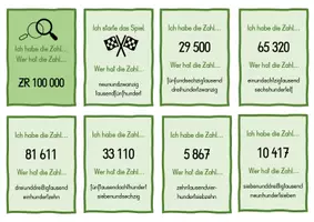 Vorschau - Spiele - Materialpaket "Ich habe die Zahl...Wer hat die Zahl...? - Seite 1