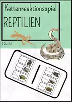 Vorschau - Spiele - Kettenreaktionsspiel: Reptilien - Deckblatt
