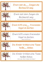 Aperçu - Cartes d'exercices - Allemand: Akkusativ oder Dativ Übungskarten Herbst - Page 3