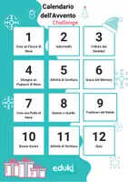 anteprima - Esercizi - Calendario dell'Avvento - Pagina di copertina