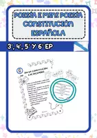 Vista previa - Hojas de trabajo - POESÍA E MINI POESÍA CONSTITUCIÓN ESPAÑOLA @xiz.maxico - Portada