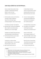 Vorschau - Arbeitsblätter - Moderne Ballade zum Thema ,,Zocken" - Deckblatt