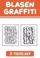 Vorschau - Mal- und Bastelvorlagen - Blasen-Graffiti-Stil Malvorlagen Band 3 - Deckblatt