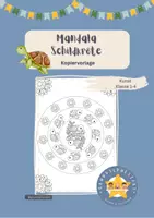 Vorschau - Arbeitsblätter - Mandala Schildkröte Kunst Ausmalbild - Deckblatt