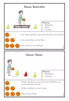Vorschau - Stationenlernen - Stationskarten für Basketball - Seite 3