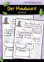 Vorschau - Mal- und Bastelvorlagen - Maulwurfklasse Materialpaket - Maulwurf Sparpaket - Seite 1