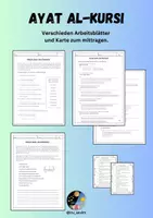 Vorschau - Arbeitsblätter - Ayat al--Kursi Arbeitsblätter - Deckblatt