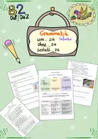 Vorschau - Arbeitsblätter - Infinitivsätze um…zu _ ohne…zu _ anstatt…zu, DaF/ DaZ - Materialpaket - Deckblatt