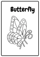 Aperçu - Apprentissages en autonomie - Coloriage insecte en noir et blanc version uk - Page 3