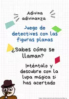 Vista previa - Juegos / Gamificación - Juego con las figuras planas y la lupa mágica - Portada