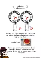 Vista previa - Juegos / Gamificación - Juego con las figuras planas y la lupa mágica - página 1