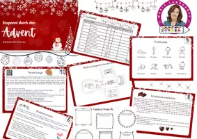 Vorschau - Stundenentwürfe - Adventswerkstatt - besinnlich, lustig, kreativ (blitzschnell vorbereitet) - Deckblatt