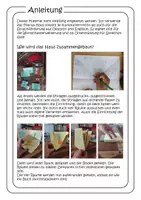 Vorschau - Mal- und Bastelvorlagen - Pop-up Haus - Seite 1