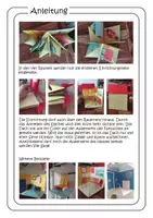 Vorschau - Mal- und Bastelvorlagen - Pop-up Haus - Seite 2