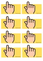 Vorschau - Aufgabenkarten - Schreibhelfer 1 Fingerbreit Abstand - Deckblatt