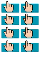 Vorschau - Aufgabenkarten - Schreibhelfer 1 Fingerbreit Abstand - Seite 2