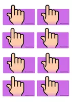 Vorschau - Aufgabenkarten - Schreibhelfer 1 Fingerbreit Abstand - Seite 3