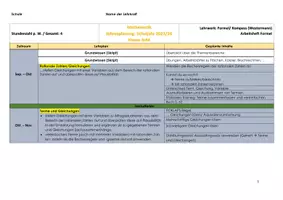Vorschau - Lehrpläne/Lehrermaterial - Materialpaket Jahrespläne 8 und 9 - Seite 1