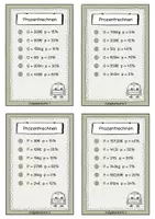 Vorschau - Arbeitsblätter - Materialpaket Prozentrechnen - Seite 2