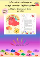 Vorschau - Fördermaterial/Inklusion - Briefe von den Gefühlswolken - Band 1 (3-5 Jahre) - Deckblatt