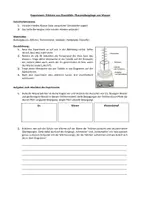 Vorschau - Arbeitsblätter - Arbeitsblatt - Die Phasenübergänge (Wärmelehre) - Deckblatt