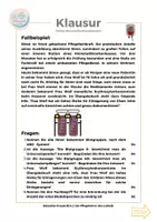 Vorschau - Arbeitsblätter - Klausur zum Blut und zur Bluttransfusion - Seite 1