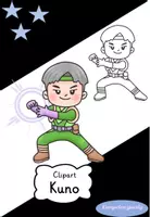 Vorschau - selbst erstellte Cliparts/Grafiken - Clipart Kuno Teaser (kommerziell nutzbar) - Deckblatt