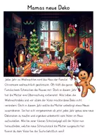 Vorschau - Arbeitsblätter - Lesespur Mamas neue Deko - Weihnachten (Daz/Daf geeigent) - 4 fach differenziert - Seite 2