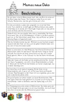 Vorschau - Arbeitsblätter - Lesespur Mamas neue Deko - Weihnachten (Daz/Daf geeigent) - 4 fach differenziert - Seite 3