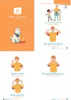 Aperçu - Préparation de séquence / Séquence complète - I describe myself, livre audio (My First Sentences) - Page 2