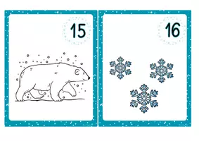 Vorschau - Arbeitsblätter - Zahlenspaziergang, Rechenspaziergang Winter ZR 20, Rechnen Klasse 1 - Seite 3