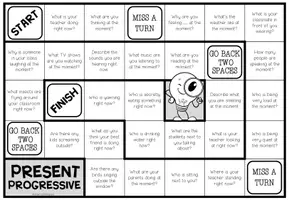 Vorschau - Spiele - Present Progressive / Present Continuous – Speaking und Grammatik | Conversation Board Game 5.–6. Klasse - Seite 2
