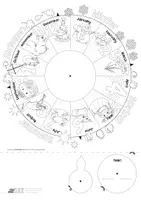 Vorschau - Mal- und Bastelvorlagen - Months of the year wheel: coloring and exploring the year - Seite 2