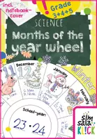 Vorschau - Mal- und Bastelvorlagen - Months of the year wheel: coloring and exploring the year - Deckblatt