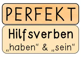 Vorschau - Poster - Tafelmaterial - Einführung des Perfekts - Seite 2