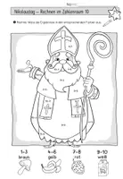 Vorschau - Arbeitsblätter - Sankt Nikolaus | Ausmalbilder für Mathe und Deutsch - Seite 3