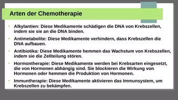 Vorschau - Präsentationen/Tafelbilder - Chemotherapie - Seite 2