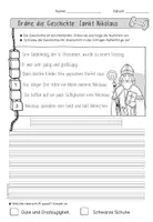 Vorschau - Arbeitsblätter - Sankt Nikolaus | Ordne die Geschichte - Seite 1