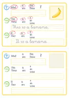 Vista previa - Unidades / Secuencias / Situaciones de Aprendizaje - What is this cards. This/these -a/an/some. Grammar in English - página 3