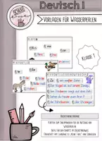 Vorschau - Bildkarten - Vorlagen für Wasserperlen Buchstabenweg - Deckblatt