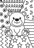 Vorschau - Mal- und Bastelvorlagen - Pop Art Winter, Kunst Grundschule - Seite 2