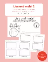 Vorschau - Arbeitsblätter - Lies und male 2 – selbsterstelltes Leseheft zu "Sprache Stein Papier 1" - Deckblatt