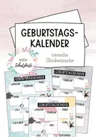 Vorschau - Mal- und Bastelvorlagen - Geburtstagskalender - Geburtstagskarten - Geschenke - Geburtstag - tierische Glückwünsche - Seite 1