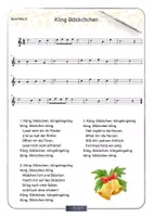 Vorschau - Unterrichtsreihen - MUSIK 🔔 Kling Glöckchen für Querflöte mit 🎧 Audio und 🎵 Noten 3-stimmig • Klassenmusizieren • Bläserklassen - Seite 3
