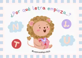 Vista previa - Unidades / Secuencias / Situaciones de Aprendizaje - ¿Por qué letra empieza...? - página 1