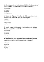 Vorschau - Arbeitsblätter - Chemie 10. Klasse: Periodensystem Quiz Testfragen und Antworten (PDF+Word) - Seite 2